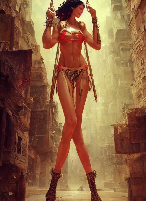 Image similar to the personification of the country egypt, au naturel, hyper detailed, digital art, trending in artstation, cinematic lighting, studio quality, smooth render, fluorescent skin, unreal engine 5 rendered, octane rendered, art style by klimt and nixeu and ian sprigger and wlop and krenz cushart