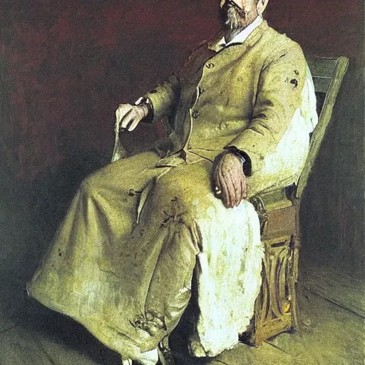 Image similar to portrait of a rat dignitary by ilya repin