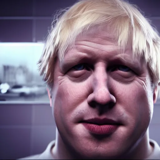 Prompt: Boris Johnson with Ariana grande body, realistic artstyle, wide shot, dramatic lighting, octane render, hyperrealistic, high quality, highly detailed, HD, beautiful, cinematic, 8k, unreal engine, facial accuracy, symmetrical
