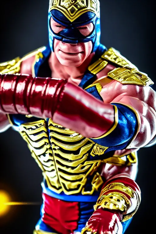 Image similar to john cena wrestling with kamen rider, high resolution, face features, body features, photorealistic, smooth, 4 k, aesthetic lighting, baroque object, sharp focus, hyperdetailed object, by : canon eos 5 d mark iv and sigma 7 0 - 2 0 0 mm f / 2. 8 dg os hsm sports