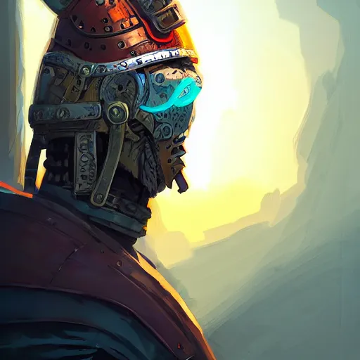 Image similar to cyberpunk viking helmet mask warrior goddess robot ninja fantasy, art gta 5 cover, official fanart behance hd artstation by jesper ejsing, by rhads, makoto shinkai and lois van baarle, ilya kuvshinov, ossdraws