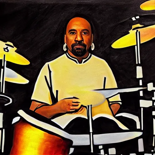 Image similar to portrait of drummer carter beauford