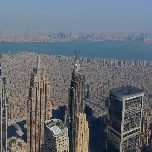 Image similar to view of New York from the Burj Dubaï