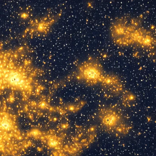 Prompt: stars shine deep below the surface of a dark sunless sea