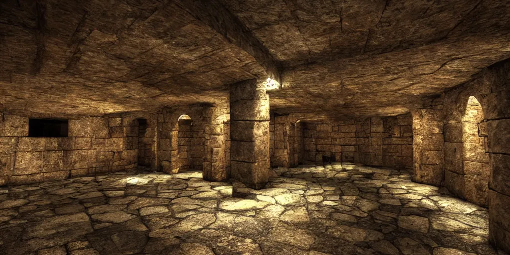 Prompt: ancient underground medieval forge lair, art, high definition, high detail, 8k,