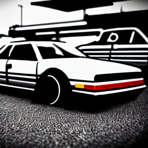 Prompt: a car bosozoku at illegal car meet, Chiba prefecture, city mist softlight, photorealistic, highly detailed, 85MM