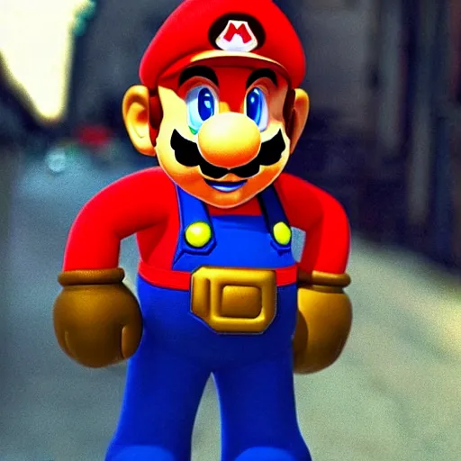 Image similar to super mario as the t - 1 0 0 0