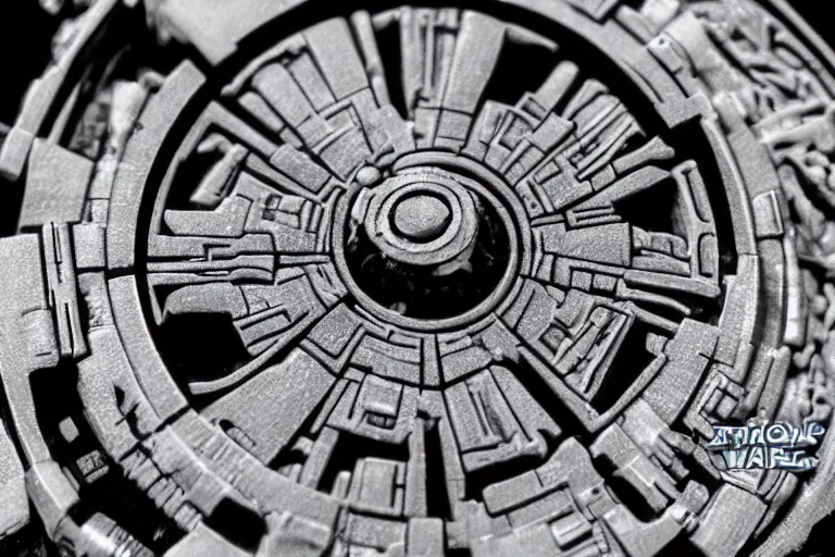 Prompt: intricate star wars technology close up hyper-detailed photorealistic 35mm
