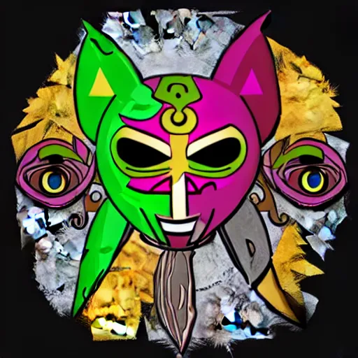 Image similar to “ majora ’ s mask but epic ”