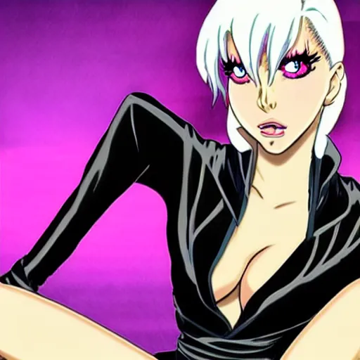 Image similar to lady gaga anime character