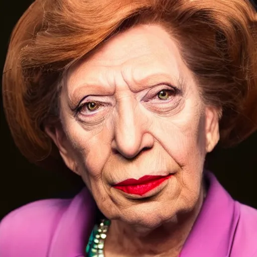 Image similar to stunning award winning hyperrealistic hdr 8 k highly detailed portrait photo of edna krabappel as a real human