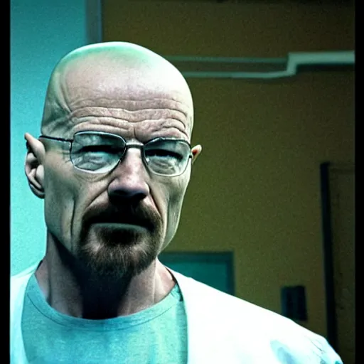 Image similar to Walter white is a super sayan