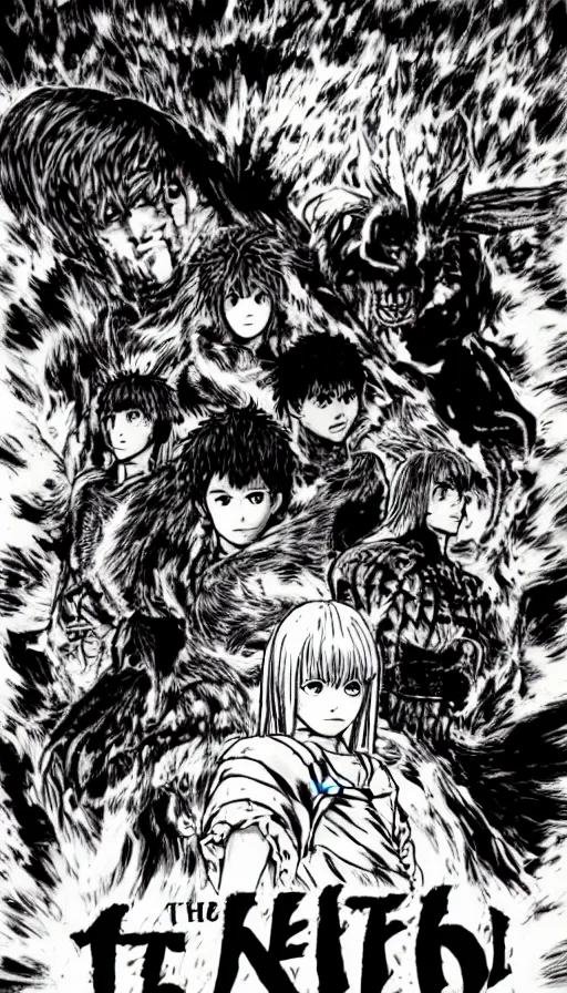 Prompt: the end of the world, from berserk