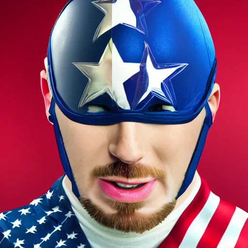 Image similar to chris evans peeks out of an egg, very detailed, very realistic, photoshop, 8 k