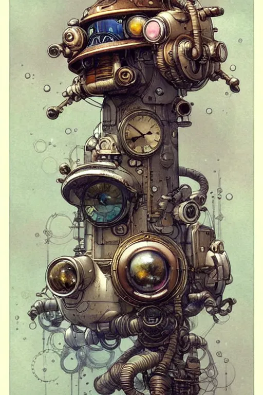 Prompt: design only! ( ( ( ( ( 2 0 5 0 s retro future art steampunk designs borders lines decorations space machine. muted colors. ) ) ) ) ) by jean - baptiste monge!!!!!!!!!!!!!!!!!!!!!!!!!!!!!!