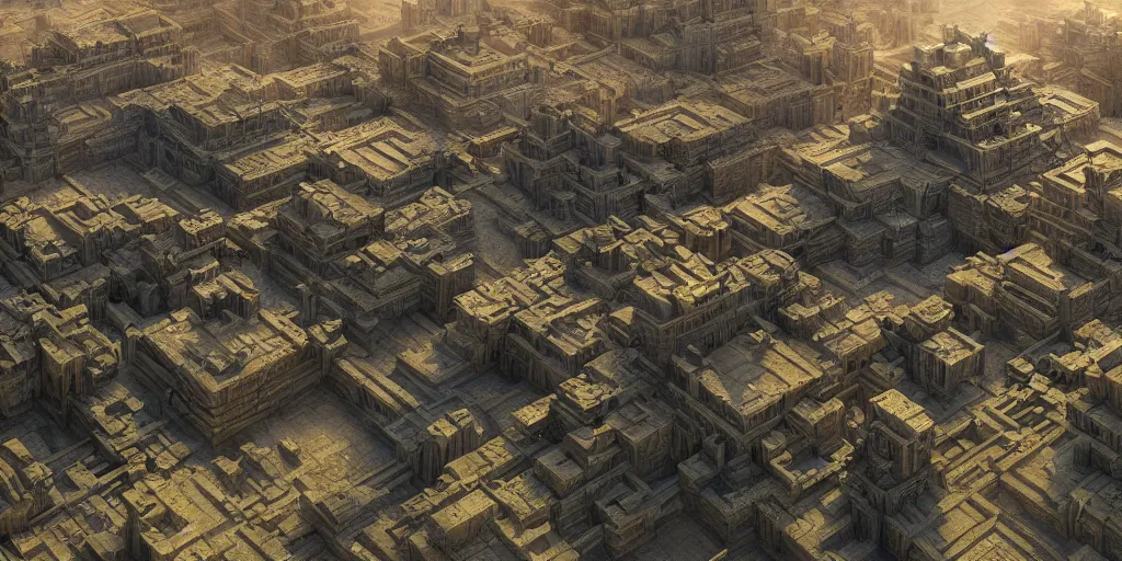 Prompt: A digital intricate illustration concept art of massive city of Babylon, stunning massive ornately Neo Babylonian Empire inspired art by Renato muccillo and Andreas Rocha and Johanna Rupprecht + symmetry + natural volumetric lighting, realistic 4k octane beautifully detailed render, 4k post-processing, highly detailed, intricate complexity, epic composition, magical atmosphere, cinematic lighting + masterpiece, trending on artstation