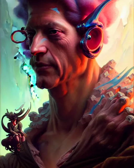 Image similar to beautiful fantasy character portrait, zelensky ultra realistic, wide angle, cyberpunk artifacts, highly detailed by peter mohrbacher, hajime sorayama, wayne barlowe, boris vallejo, aaron horkey, gaston bussiere, craig mullins