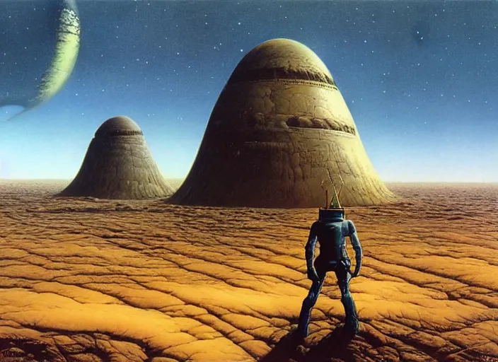 Image similar to starmaker, matte painting, peter elson