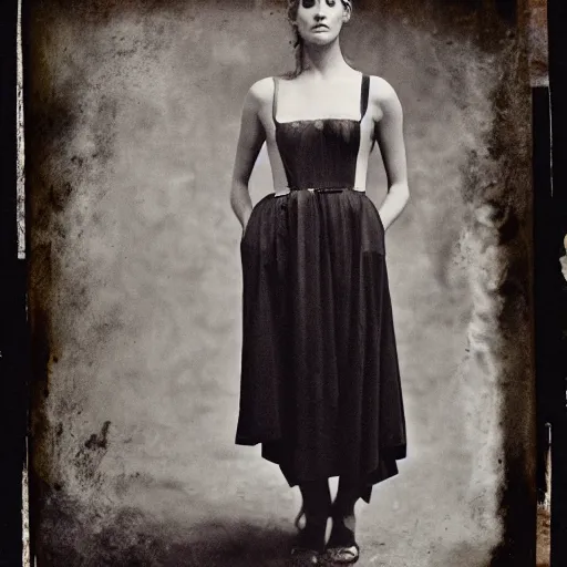Image similar to wetplate editorial fashion