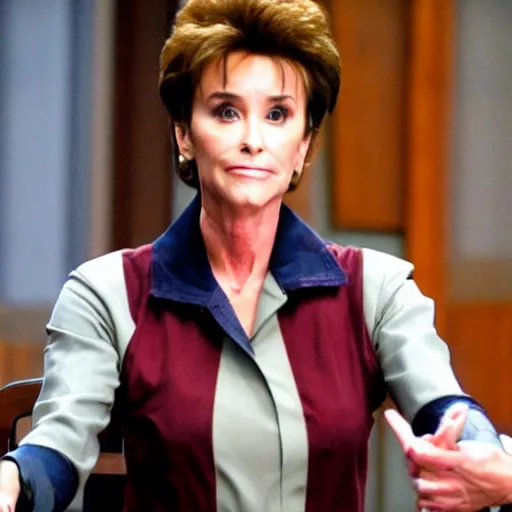 Image similar to Ash Williams as Judge Judy