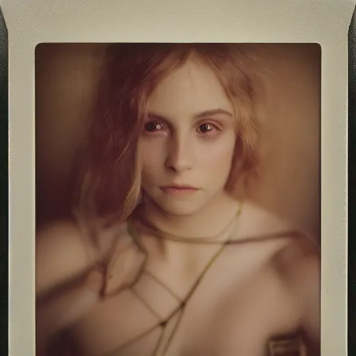 Prompt: polaroid by mucha, render, octane, detailed, award winning photography, masterpiece, rim lit