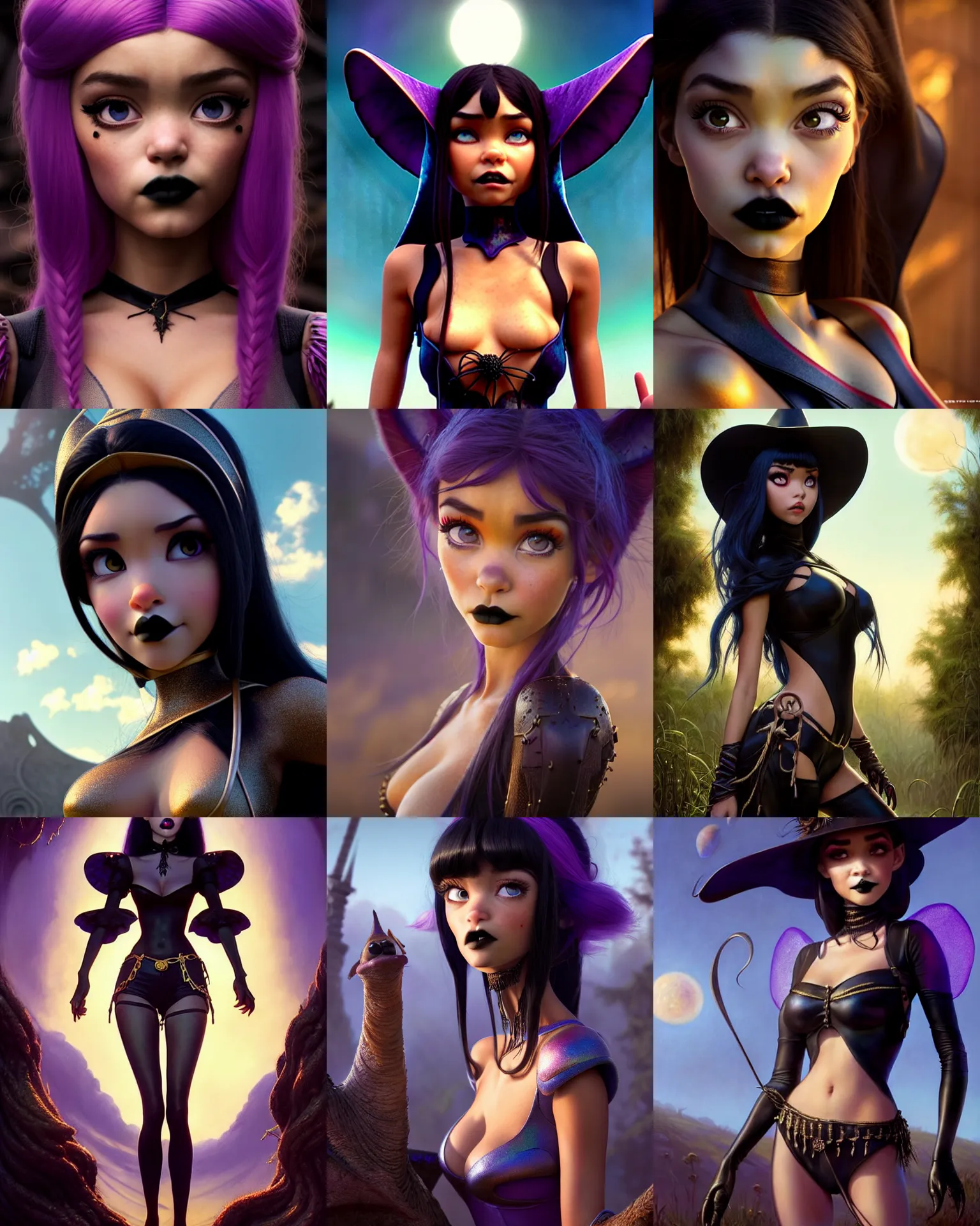 Prompt: weta disney pixar movie still portrait photo of madison beer : : as goth gogo cowgirl woman by pixar : : by weta, greg rutkowski, wlop, ilya kuvshinov, rossdraws, artgerm, marvel, maxim magazine cover, rave otufit, unreal engine, sweaty, iridescent, bright morning, anime, liosh, mucha : :