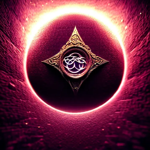 Prompt: intricate garnet engraved in magical runes, octane render, volumetric, volumetric lighting, cinematic framing, cover art, loish van baarle, 8 k, sharp focus, octane render, lantern, volumetric, ray tracing, artstation trending, moon, subsurface scatter, pocketwatch, cgsociety, sense of awe, mystical