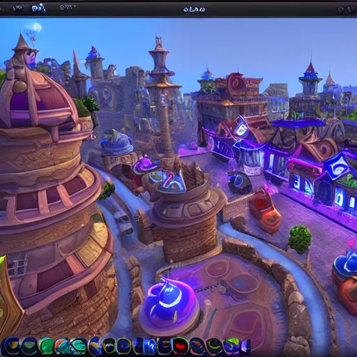 Prompt: city of dalaran, hd photography, taken on iphone 13 pro