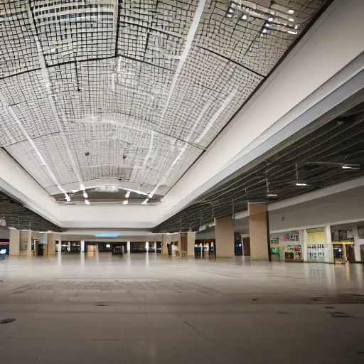 Image similar to empty sears with only one light on