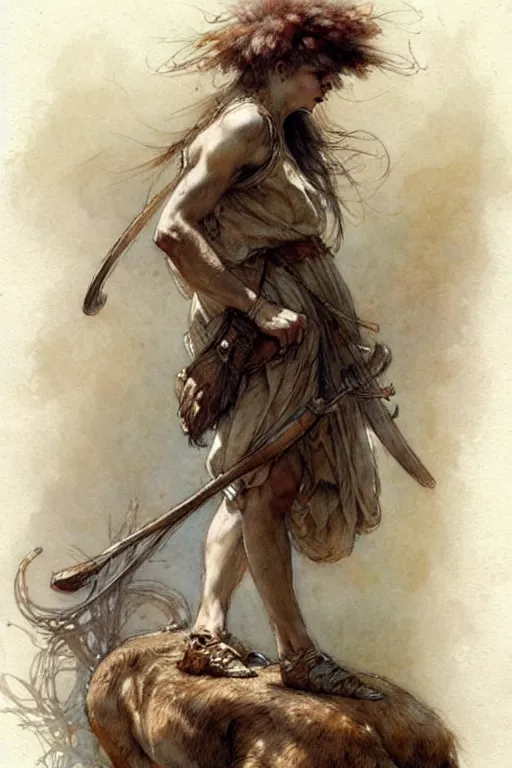 Image similar to (((((bible Goliath . muted colors.))))) by Jean-Baptiste Monge !!!!!!!!!!!!!!!!!!!!!!!!!!!