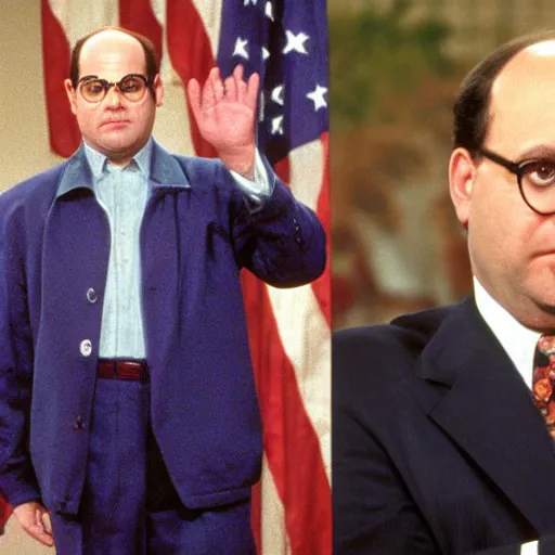 Image similar to george costanza as president of the united states
