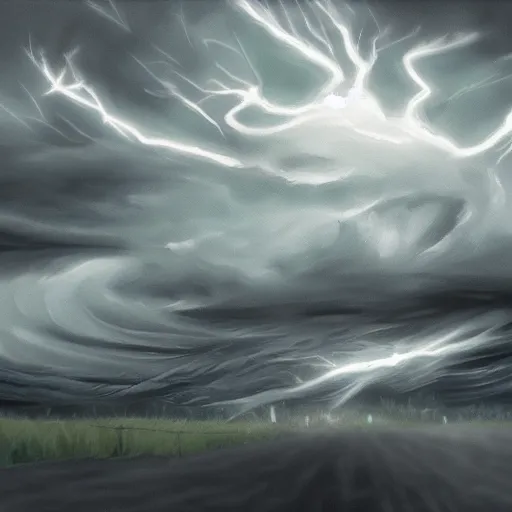 Image similar to i regret, storm is coming, digital painting, futured, ultra detailed