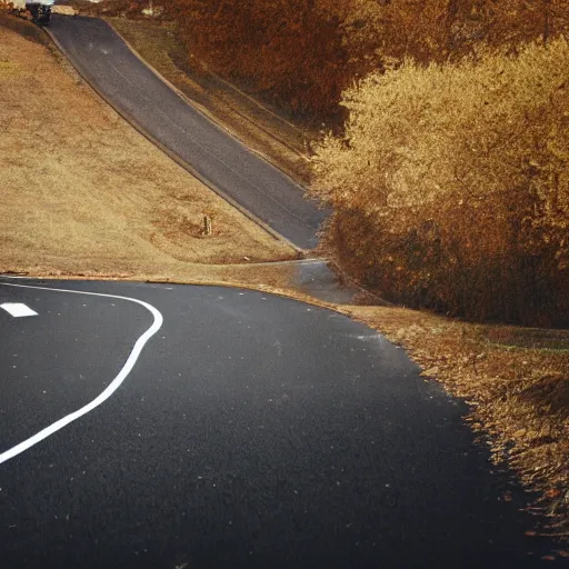 Image similar to hype realistic piano road, leading to nowhere