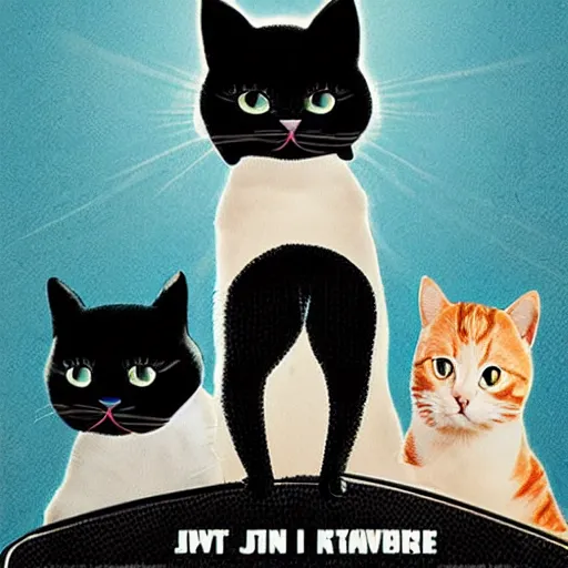 Image similar to cat movie poster