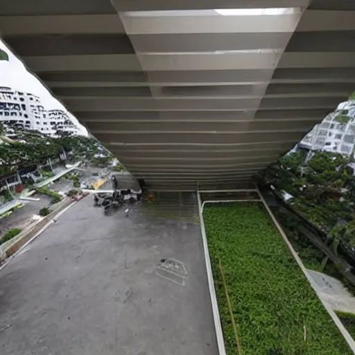 Image similar to a void deck in a hdb flat