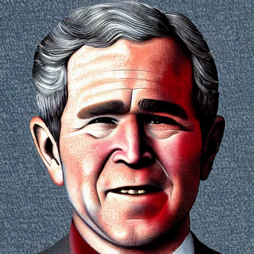 Prompt: george w bush in hell