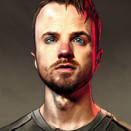 Image similar to Jesse Pinkman, portrait, fantasy, beautiful face, medieval, vivid colors, elegant, concept art, sharp focus, digital art, Hyper-realistic, 4K, Unreal Engine, Highly Detailed, HD, Dramatic Lighting by Brom, trending on Artstation