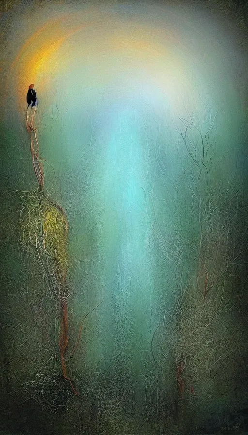 Image similar to psytrance artwork, by peter holme iii