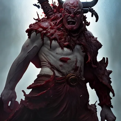 Image similar to Gorr the God Butcher in a Marvel movie by nuri iyem, james gurney, james jean, greg rutkowski, anato finnstark. hyper detailed, 50mm, award winning photography.