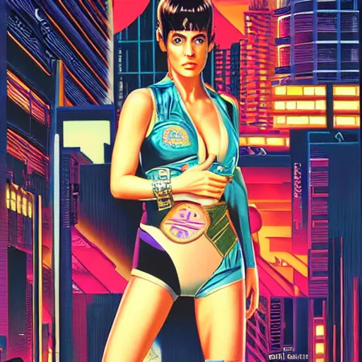 Image similar to sean young blade runner 1982 by Tristan Eaton Stanley Artgerm