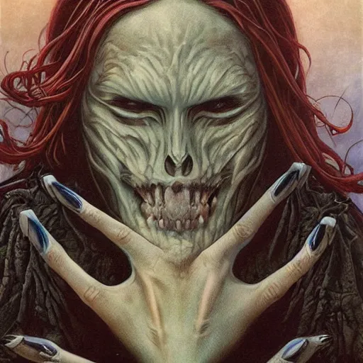 Image similar to artwork by Gerald Brom