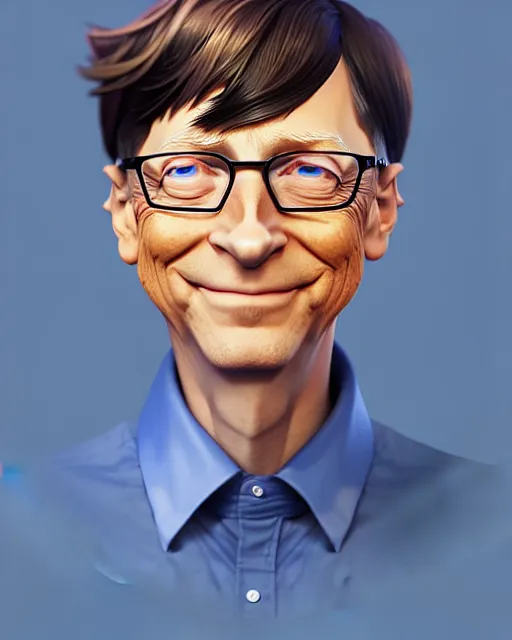 High Definition, Bill Gates as an Anime Character.