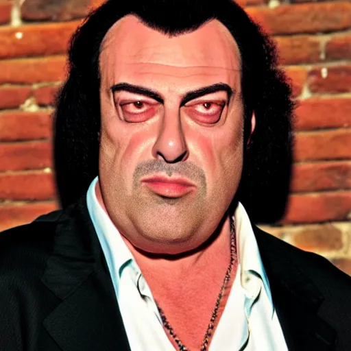 Image similar to Steven Segal as an overweight website admin