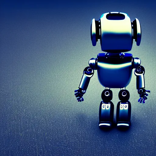 Image similar to a cute little robot. super realistic 8 k render of a dark hooded powerful elegant, cinematic composition