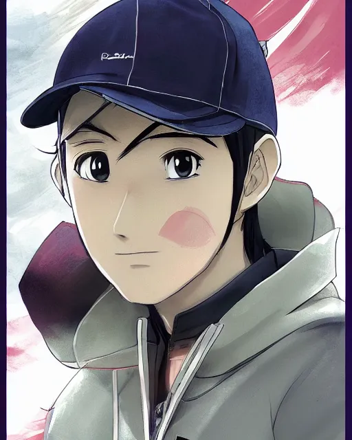 Prompt: an anime portrait of boboiboy as a beautiful man wearing a casual clothes and a baseball cap from skyrim, by stanley artgerm lau, wlop, rossdraws, james jean, andrei riabovitchev, marc simonetti, and sakimichan, trending on artstation