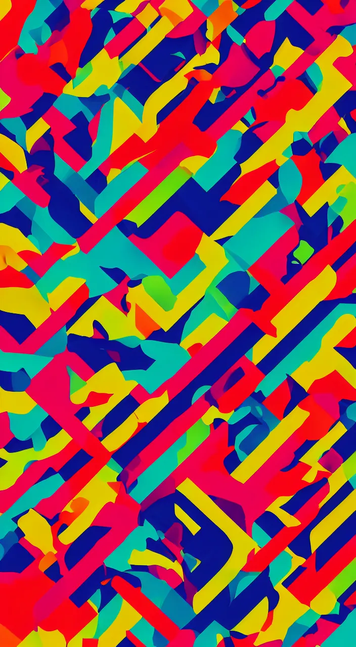 Image similar to New iPhone background, 4K, bold, stylistic, colorful contrast