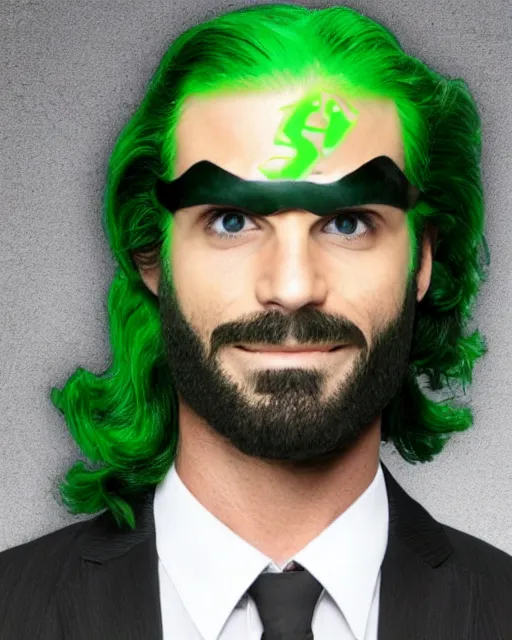 Prompt: Photo of Seth Rollins as The Riddler