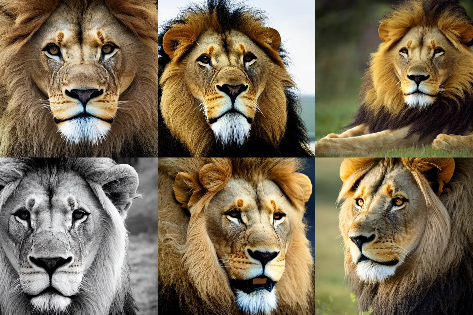 Image similar to photo of a lion