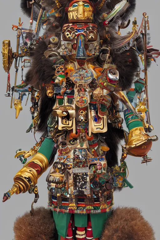 Image similar to Hopi kachina, Warhammer, highly detailed, artstation, illustration, art by Gustav Klimt and Range Murata and Ilya Kuvshinov and Sakimichan