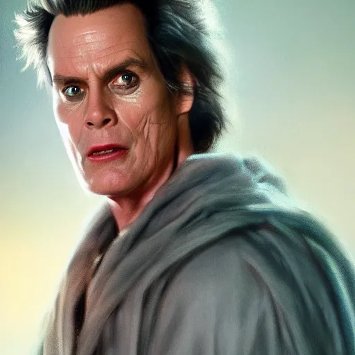 Prompt: hyperrealistic image of ace ventura as ( ( ( emperor palpatine ) ) ), stunning 3 d render, inspired by istvan sandorfi & greg rutkowski & unreal engine, perfect symmetry, dim volumetric cinematic lighting, 8 k octane comprehensive render, extremely hyper - detailed, incredibly lifelike attributes, intricate, real flesh texture, masterpiece, artstation, stunning,